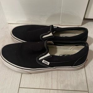 Vans Black and White Shoes